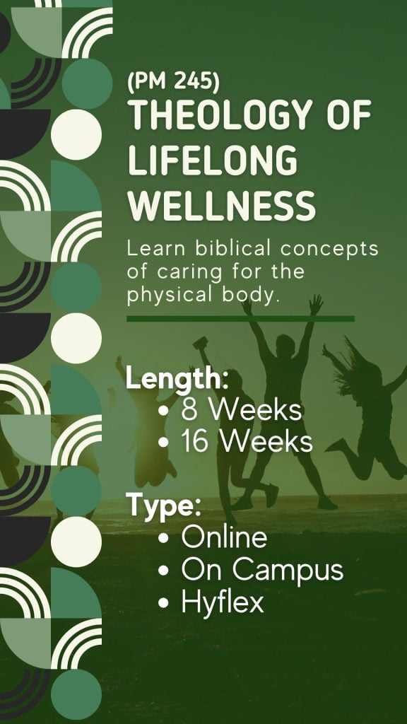 PM 245 Theology of Lifelong Wellness