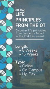 Life Principles from the Old Testament