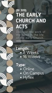 The Early Church and Acts