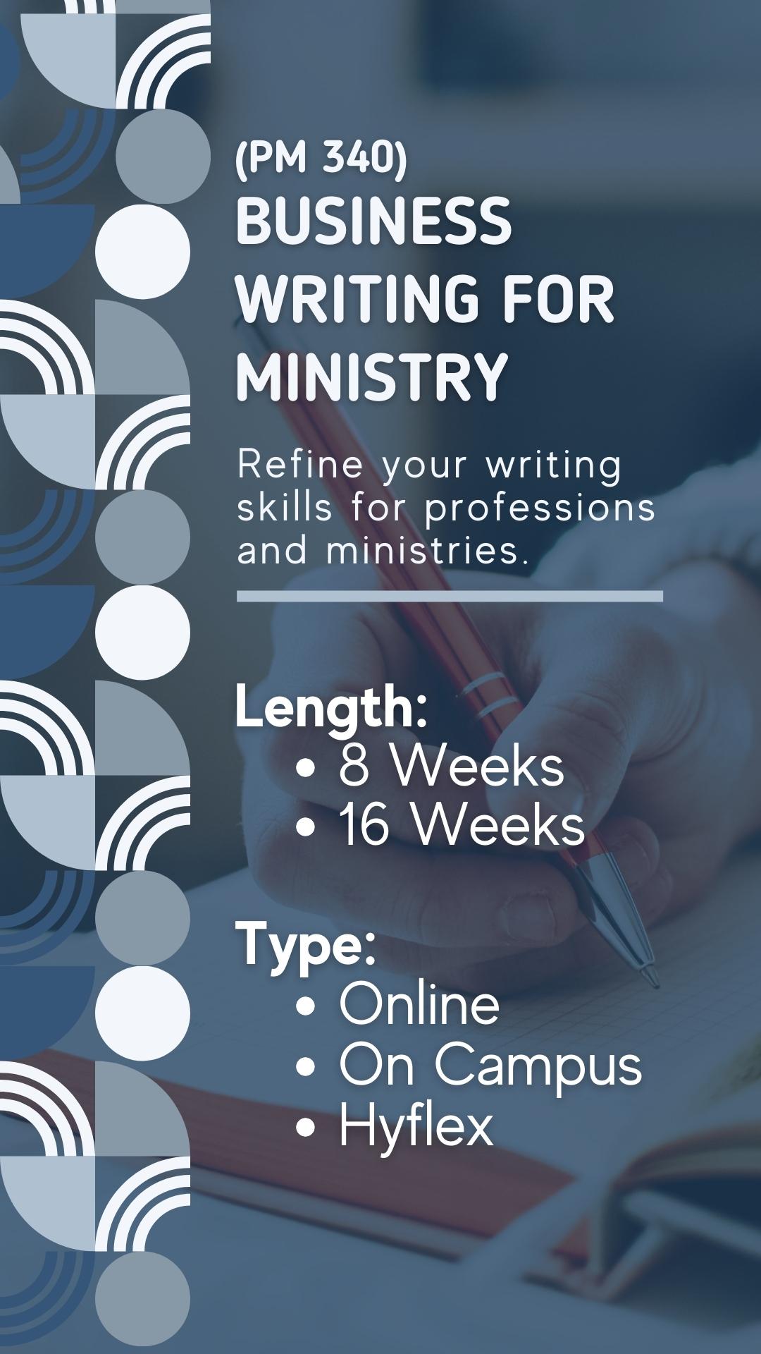 Business Writing for Ministry