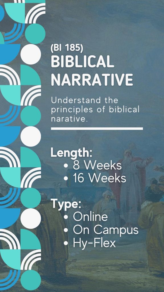 Biblical Narrative Course